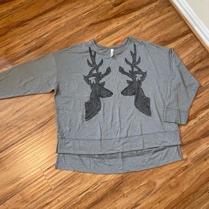 CACIQUE Long sleeve sleep shirt